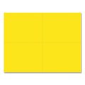 Great Papers! Printable Postcards, Inkjet, Laser, 110 lb, 5.5 x 4.25, Bright Yellow, 200PK 951840